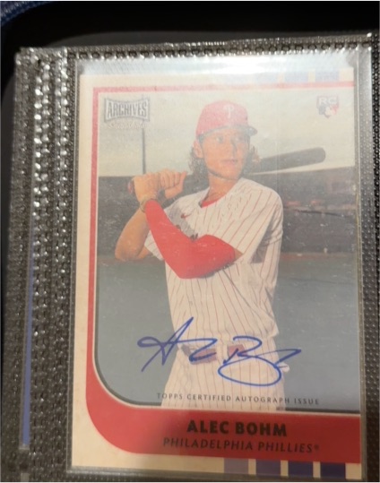 2021 Topps Archives Snapshots #3 Alec Bohm — front