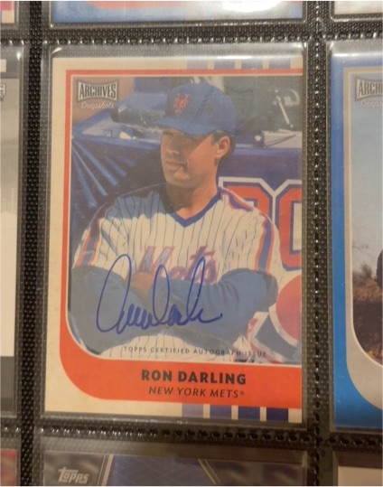 2021 Topps Archives Snapshots #6 Ron Darling — front