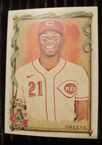 2023 Topps Allen & Ginter #182 Hunter Greene — front