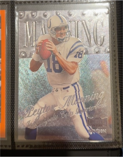 1999 Skybox Metal Universe #77 Peyton Manning — front