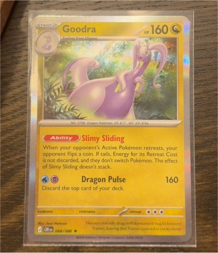 2017 Pokémon Chaos Rising #068 Goodra — front