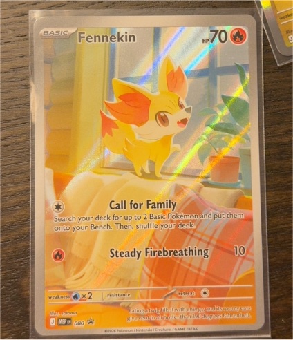2016 Pokémon Black Star Promo #080 Fennekin — front
