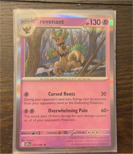 2026 Pokémon Chaos Rising #039 Trevenant — front