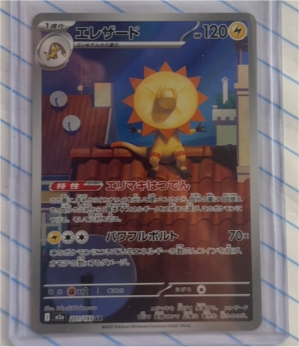 2025 The Pokémon Company #201 Elezard (Heliolisk) — front