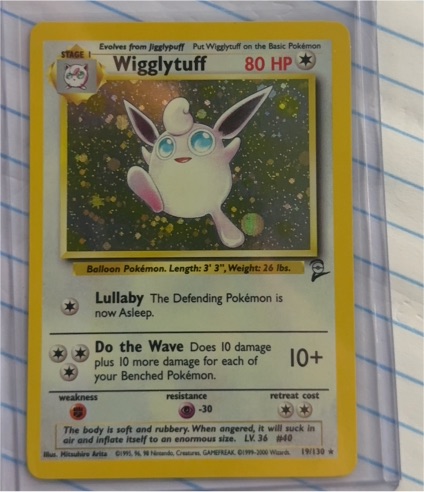 2000 Pokémon Base Set 2 #19 Wigglytuff — front