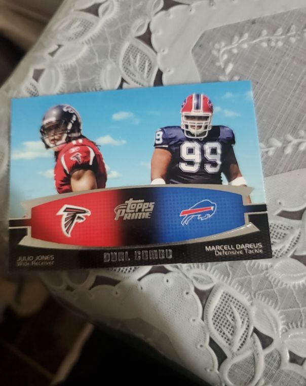 2011 Topps Prime #DC-JD Julio Jones / Marcell Dareus — front