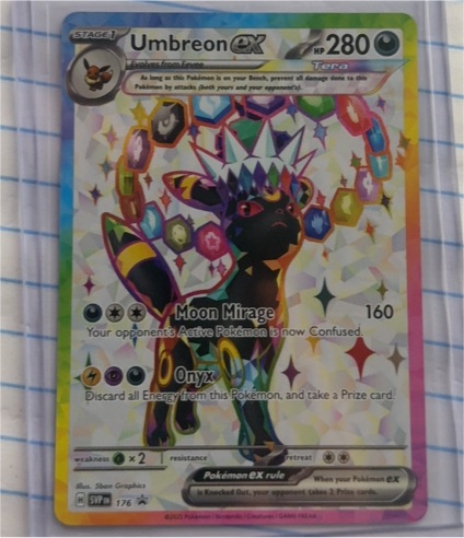 2023 Pokémon SV Black Star Promo #176 Umbreon ex — front