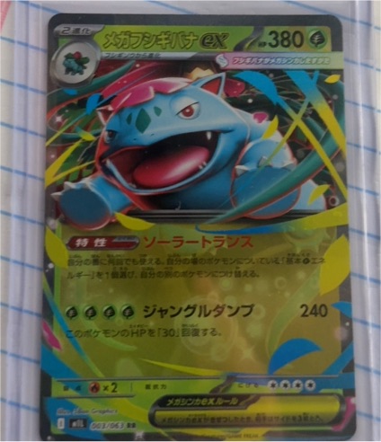 Mega Venusaur EX 003/063 M1L Mega Brave — front