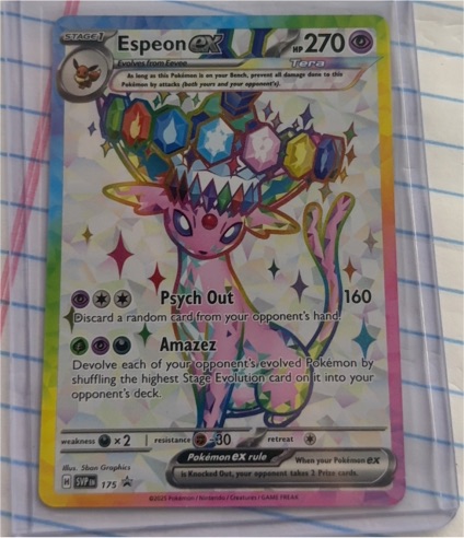 2023 Pokémon TCG Scarlet & Violet Promo #175 Espeon ex — front