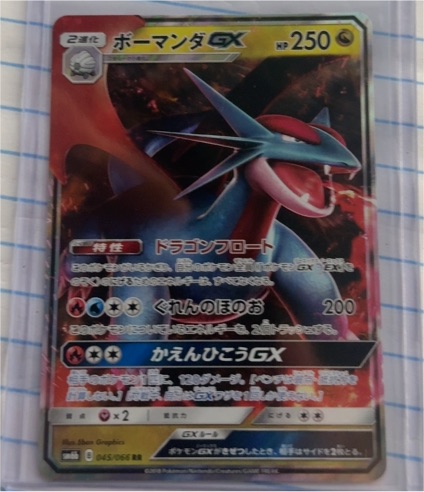 2019 Pokémon SM6b Champion Road #045 Salamence GX — front