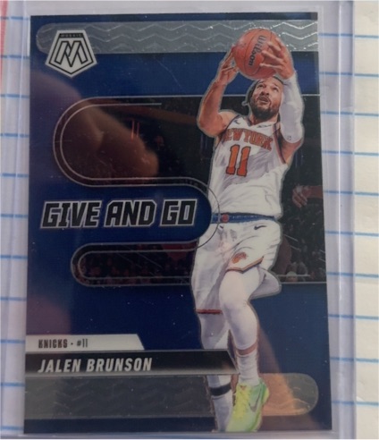 2024-25 Panini Mosaic #11 Jalen Brunson — front
