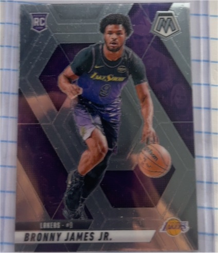2024-25 Panini Mosaic #214 Bronny James Jr. — front