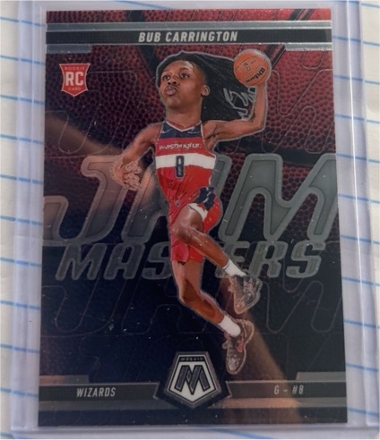 2024-25 Panini Mosaic Jam Masters #7 Bub Carrington — front