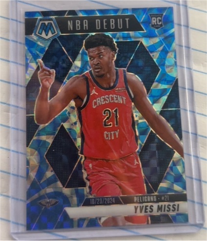2024-25 Panini Mosaic NBA Debut #255 Yves Missi — front
