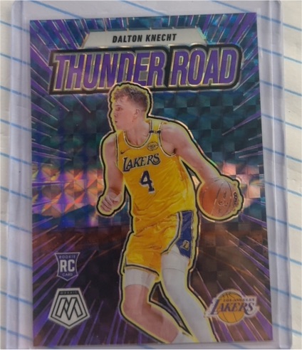 2024-25 Panini Mosaic #18 Dalton Knecht Thunder Road — front