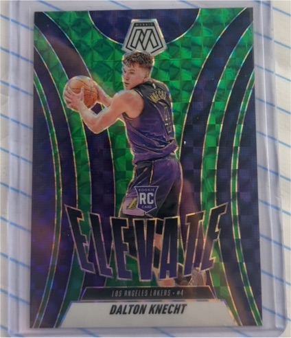 2024-25 Panini Mosaic Elevate #18 Dalton Knecht — front