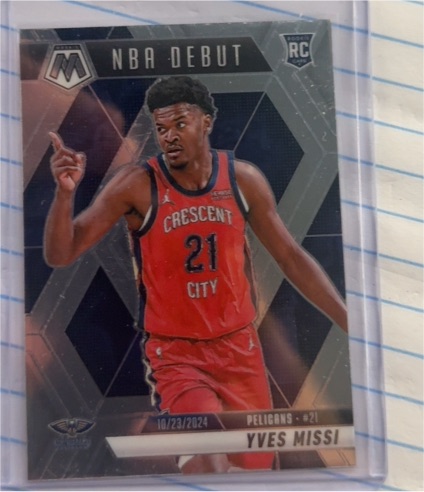 2024-25 Panini Mosaic NBA Debut #255 Yves Missi — front