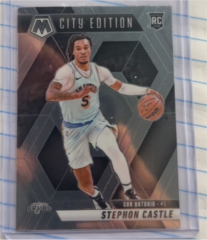 2024-25 Panini Mosaic City Edition #290 Stephon Castle — front