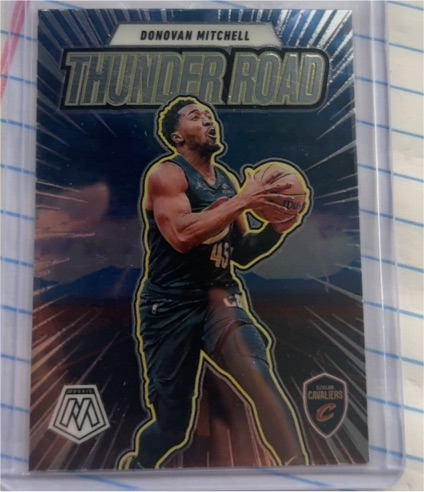 2024-25 Panini Mosaic #14 Donovan Mitchell Thunder Road — front