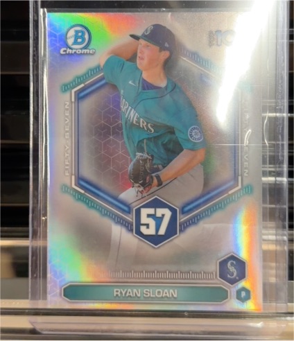 2026 Bowman Chrome Top 100 #BTP-57 Ryan Sloan — front