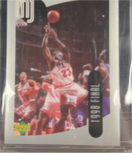 1998 Upper Deck MJ Sticker Collection Michael Jordan 1998 Final — front