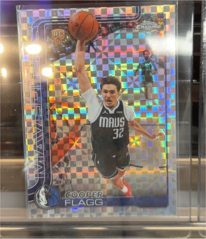 2025-26 Topps Chrome Update #251 Cooper Flagg — front