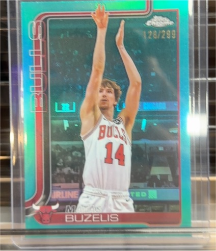 2025-26 Topps Chrome #231 Matas Buzelis — front