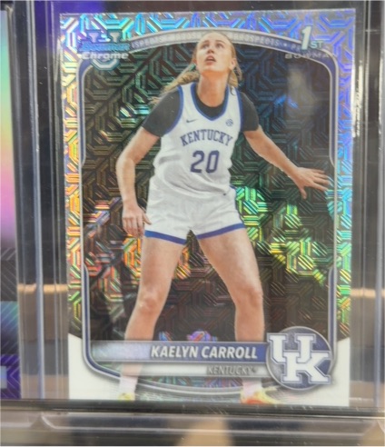 2025 Bowman Chrome #BCP-82 Kaelyn Carroll — front