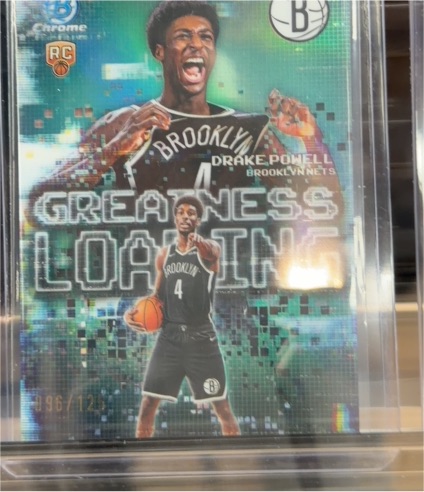 2025-26 Bowman Chrome #GL-22 Drake Powell Greatness Loading — front