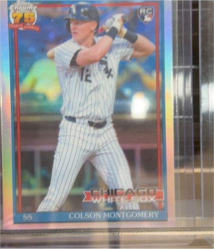 2026 Topps Chrome 75th Anniversary #91CB-16 Colson Montgomery — front