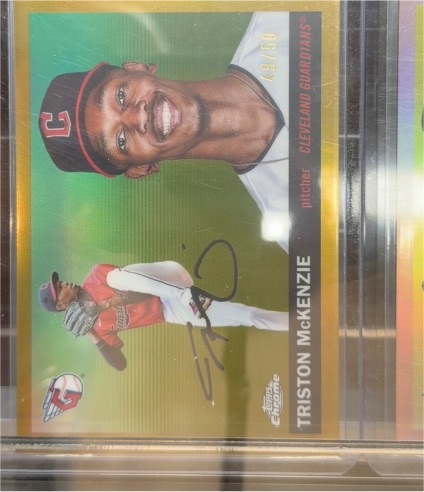 2025 Topps Chrome Platinum #122 Triston McKenzie — front