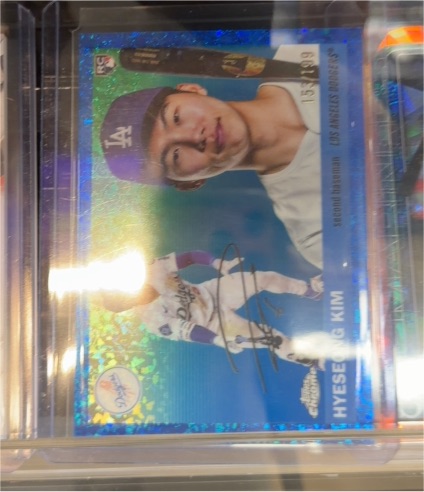2025 Topps Chrome Platinum #360 Hyeseong Kim — front