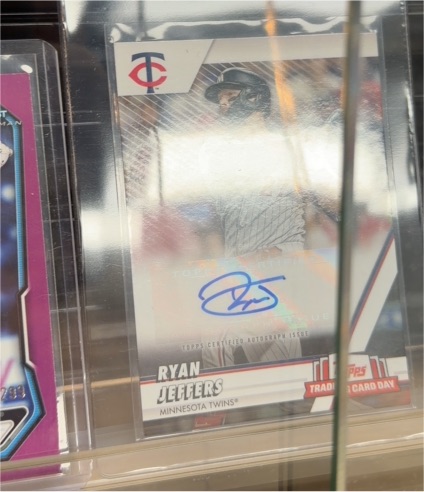 2021 Topps Finest #FARJ Ryan Jeffers — front