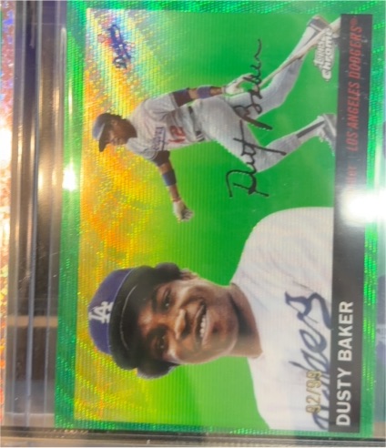 2025 Topps Chrome Platinum #391 Dusty Baker — front