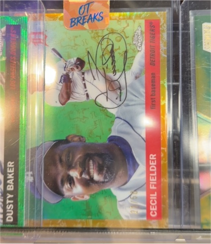 2025 Topps Chrome Platinum #440 Cecil Fielder — front