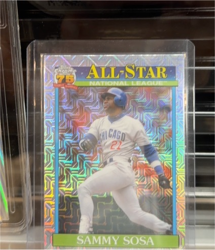 1991 Topps Chrome All-Star #91ASC-6 Sammy Sosa — front