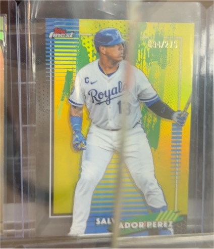 2026 Topps Finest #95 Salvador Perez — front