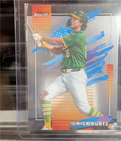 2026 Topps Finest #176 Nick Kurtz — front