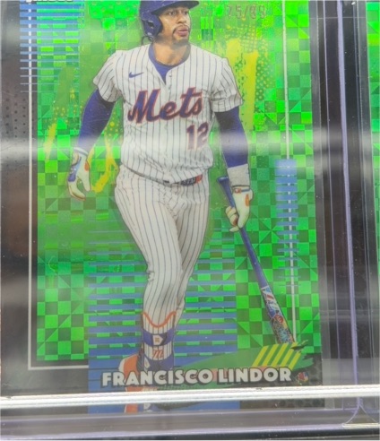 2026 Topps Finest #68 Francisco Lindor — front