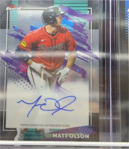 2026 Topps Finest #FA-MOL Matt Olson — front