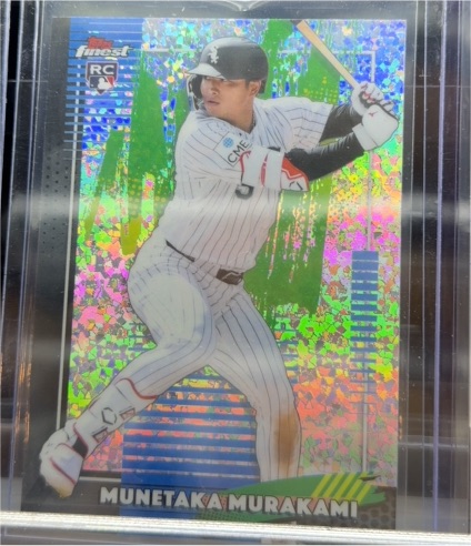 2026 Topps Finest #5 Munetaka Murakami Mini-Diamond Rookie — front