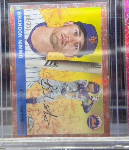 2025 Topps Chrome Platinum #58 Brandon Nimmo — front