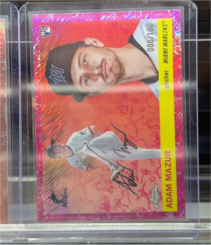2025 Topps Chrome Platinum #310 Adam Mazur — front