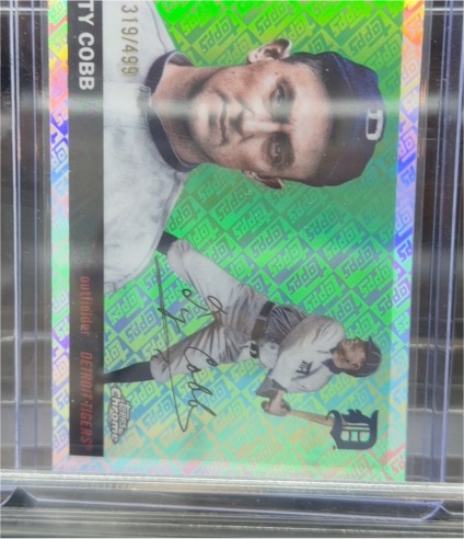 2025 Topps Chrome Platinum #492 Ty Cobb — front