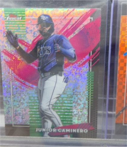 2026 Topps Finest #279 Junior Caminero — front