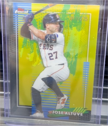 2026 Topps Finest #8 Jose Altuve — front