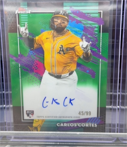 2026 Topps Finest #FA-CC Carlos Cortes — front
