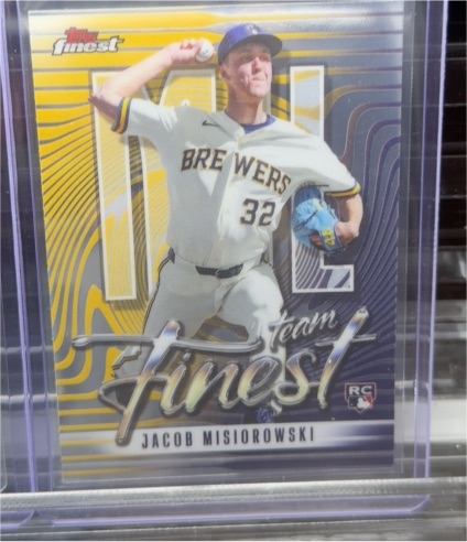 2026 Topps Finest #TF-24 Jacob Misiorowski — front