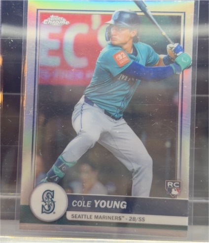 2026 Topps Chrome #35 Cole Young — front