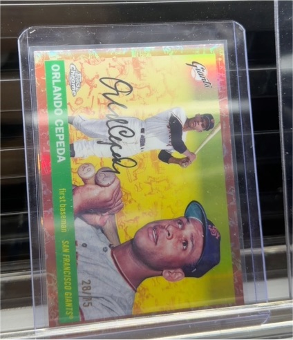 2025 Topps Chrome Platinum #436 Orlando Cepeda — front
